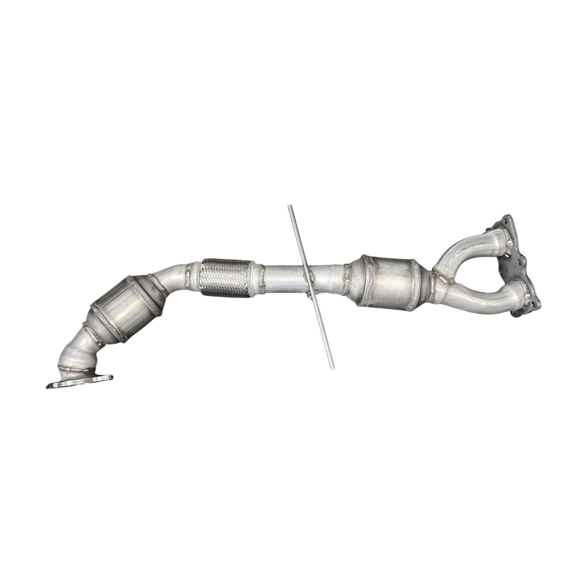 Volvo V60 3.0L Turbo (2015, 2016) Dual Catalytic Converter with Flex Pipe