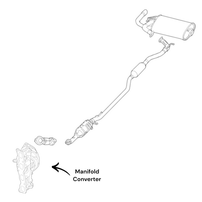 Mitsubishi Outlander Sport 2.0L (2014-2016) Manifold Converter