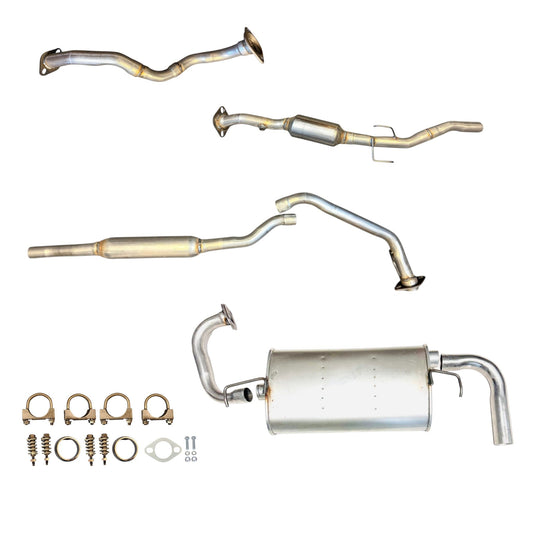 Toyota Matrix 2.4L (2009-2010) (XRS Sub-Model) (Only for AWD) Front Pipe, Catalytic Converter with Resonator and Rear Muffler
