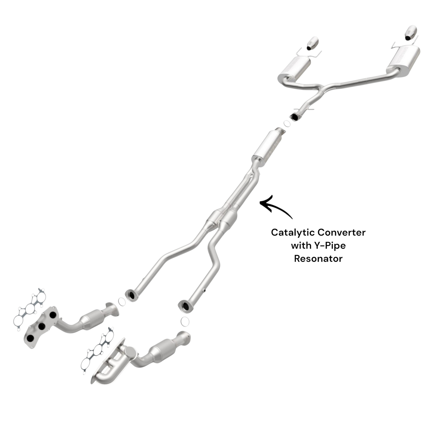 Lexus GS350 3.5L (2008-2011) (AWD) Catalytic Converter with Y pipe Resonator