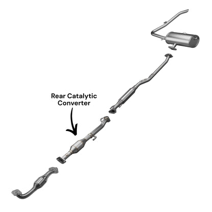 Toyota Sienna 2.7L (2011-2013) (FWD Only) Rear Catalytic Converter