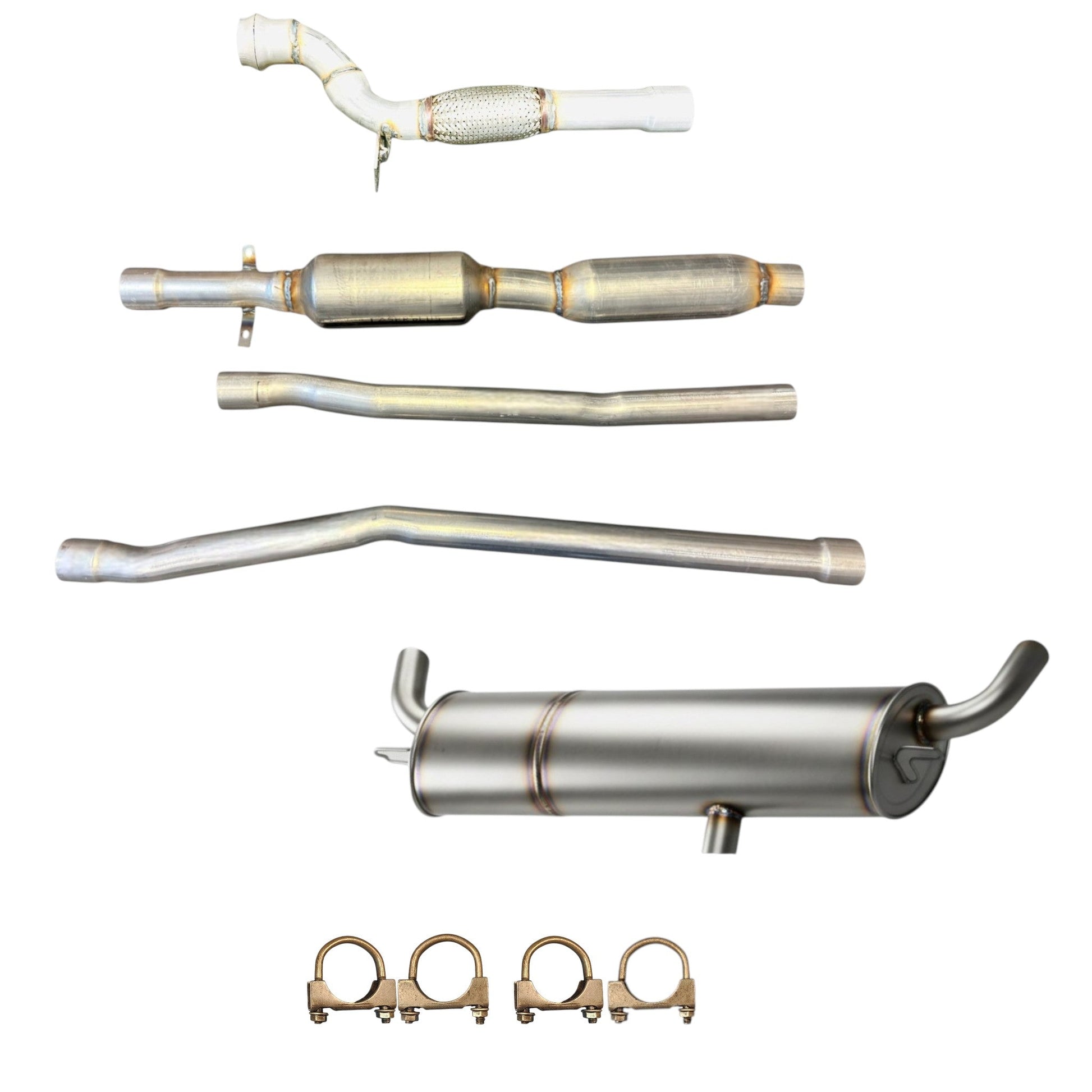 Mini Cooper Paceman 1.6L (2011-2016) (Turbo) Flex Pipe, Catalytic Converter With Resonator And Muffler