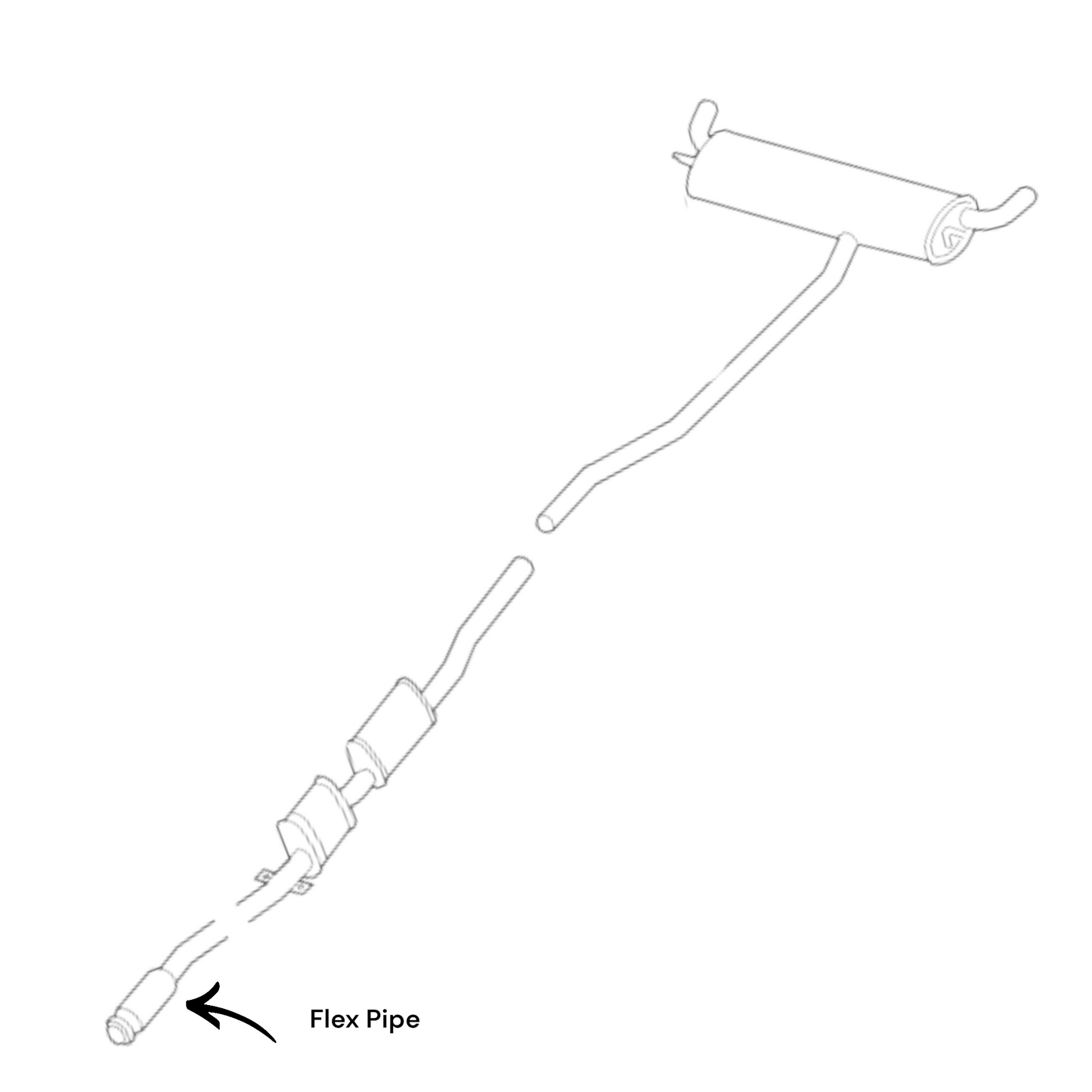 Mini Cooper Countryman 1.6L(2011-2016) Flex Pipe