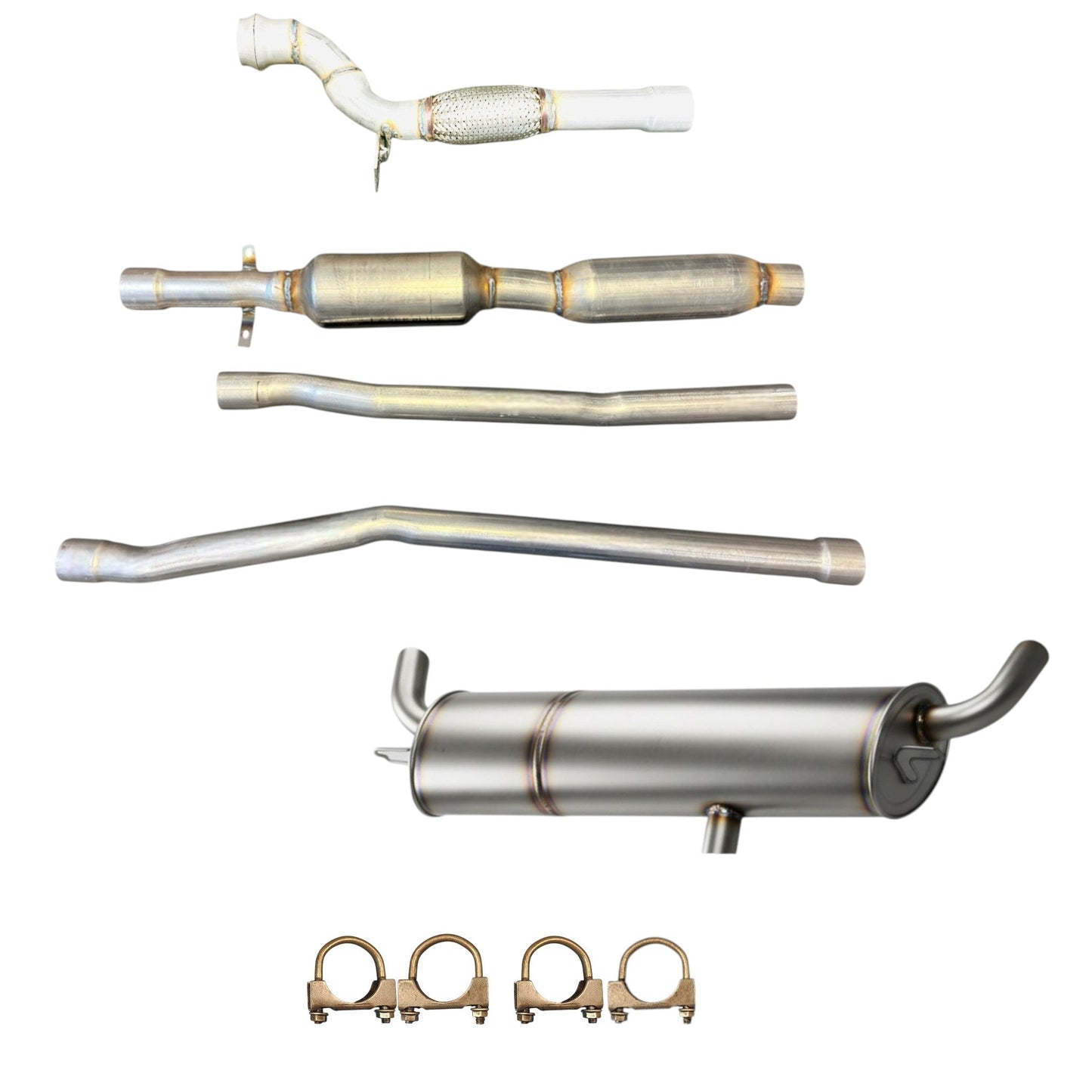 Mini Cooper Countryman 1.6L (2011-2016) (Turbo) Flex Pipe, Catalytic Converter With Resonator And Muffler