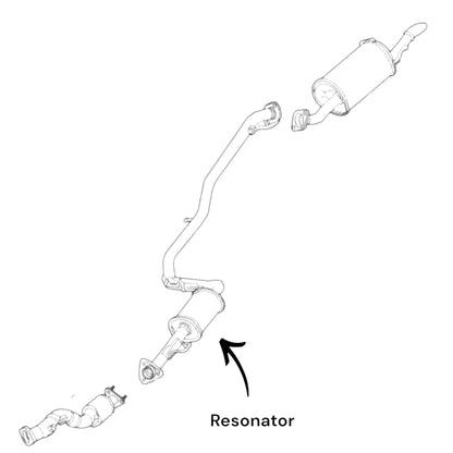 Honda CR-Z 1.5L (2011-2016) (Hybrid) (Manual Trans) Resonator