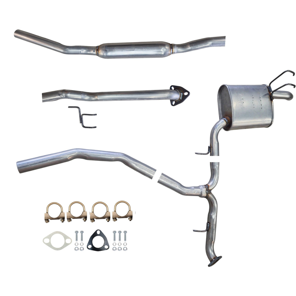Honda Civic 1.5L (2022-2024) (Turbo) Resonator With Y Pipe & Right Side Muffler.