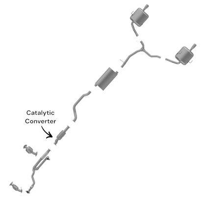 Chevrolet Traverse 3.6L 2009-2017 Rear Catalytic Converter