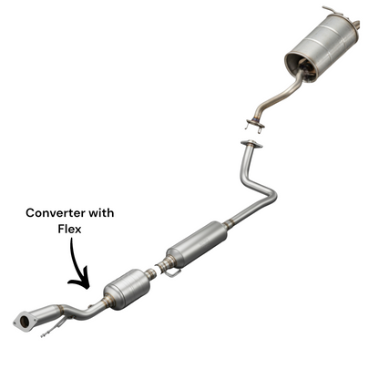 Nissan Versa 1.6L (2020-2025) Converter with flex