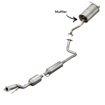 Nissan Kicks 1.6L (2018-2024) Muffler