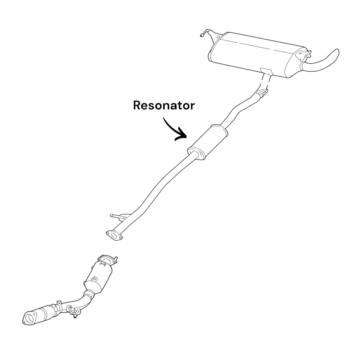 Nissan Rogue Sport 2.0L (2017-2022) Resonator