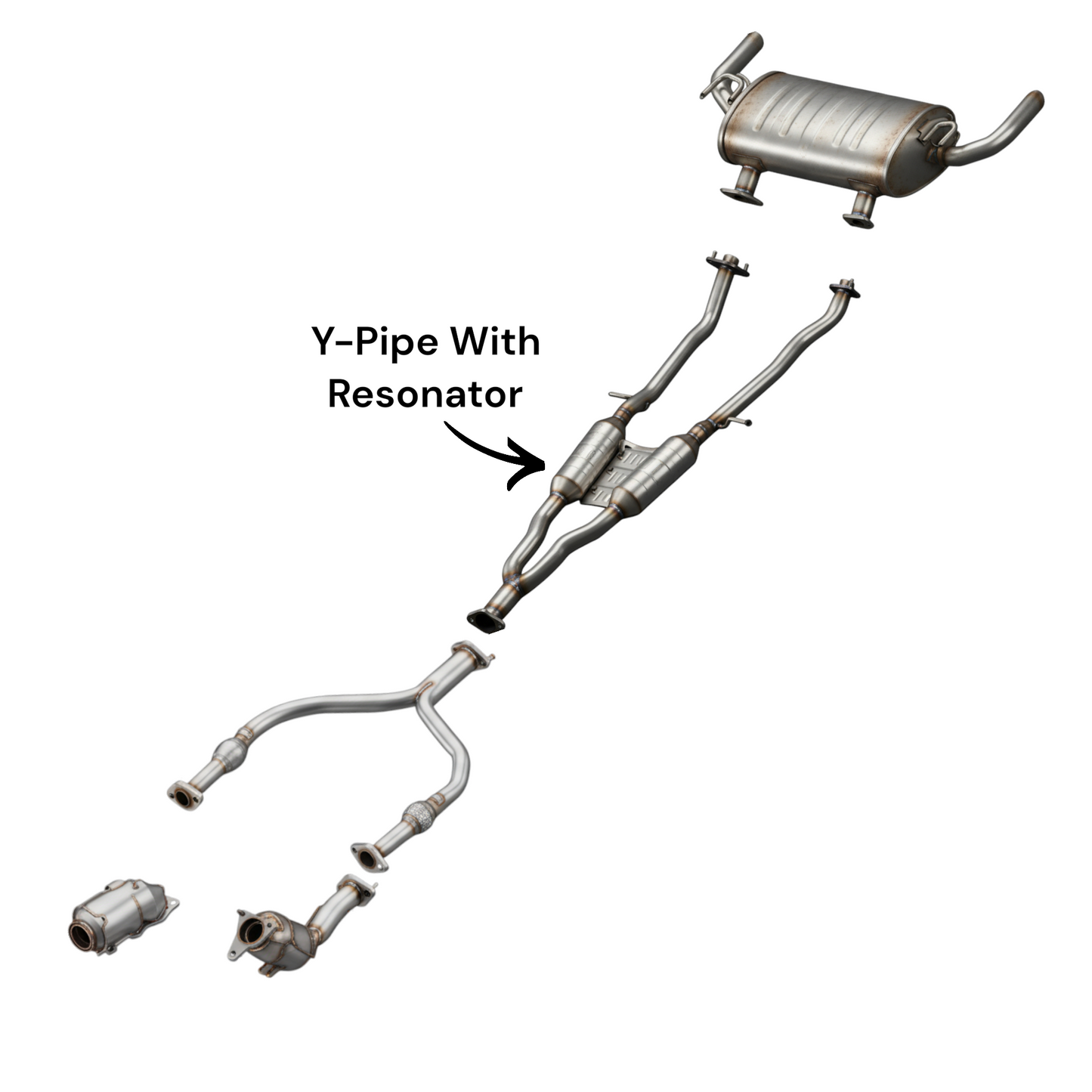 Infiniti FX50 5.0L (2009) Muffler