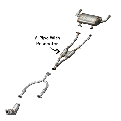 Infiniti Q50 3.7L (2014-2015) (AWD) Resonator Y-Pipe