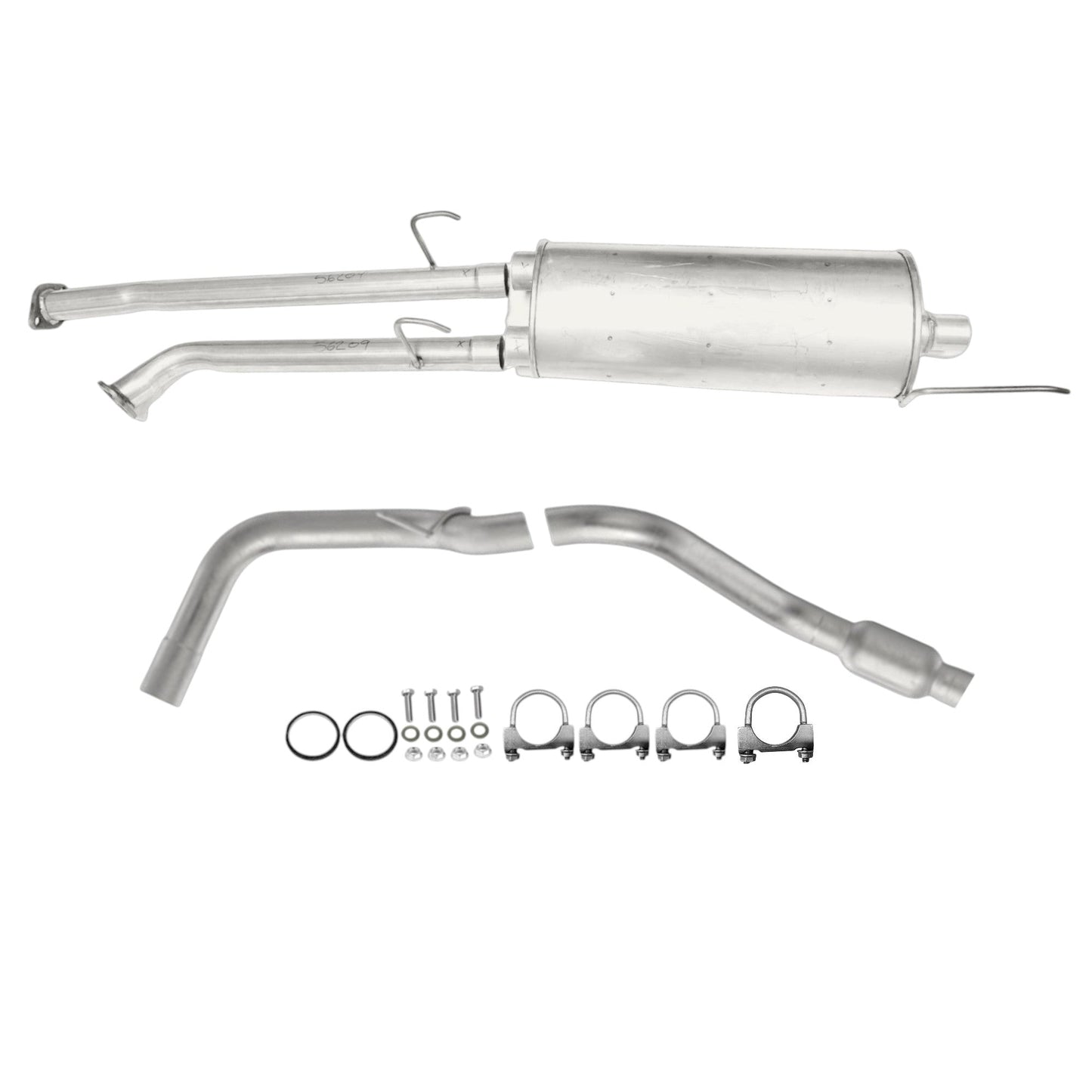Toyota Tundra 164.6" Wheelbase 4.6L(2010-2014) & 5.7L(2007-2014) Muffler with axel pipes & tail pipe
