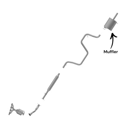Chevrolet Malibu 3.5L (2004-2008) (LS & LT Models Only) Muffler