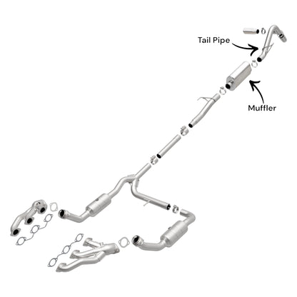 Ford F-150 4.6L (2004-2008) (144.5" Wheelbase) Muffler & Tail Pipe