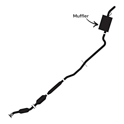 Buick Lucerne 3.9L (2009-2011) Muffler