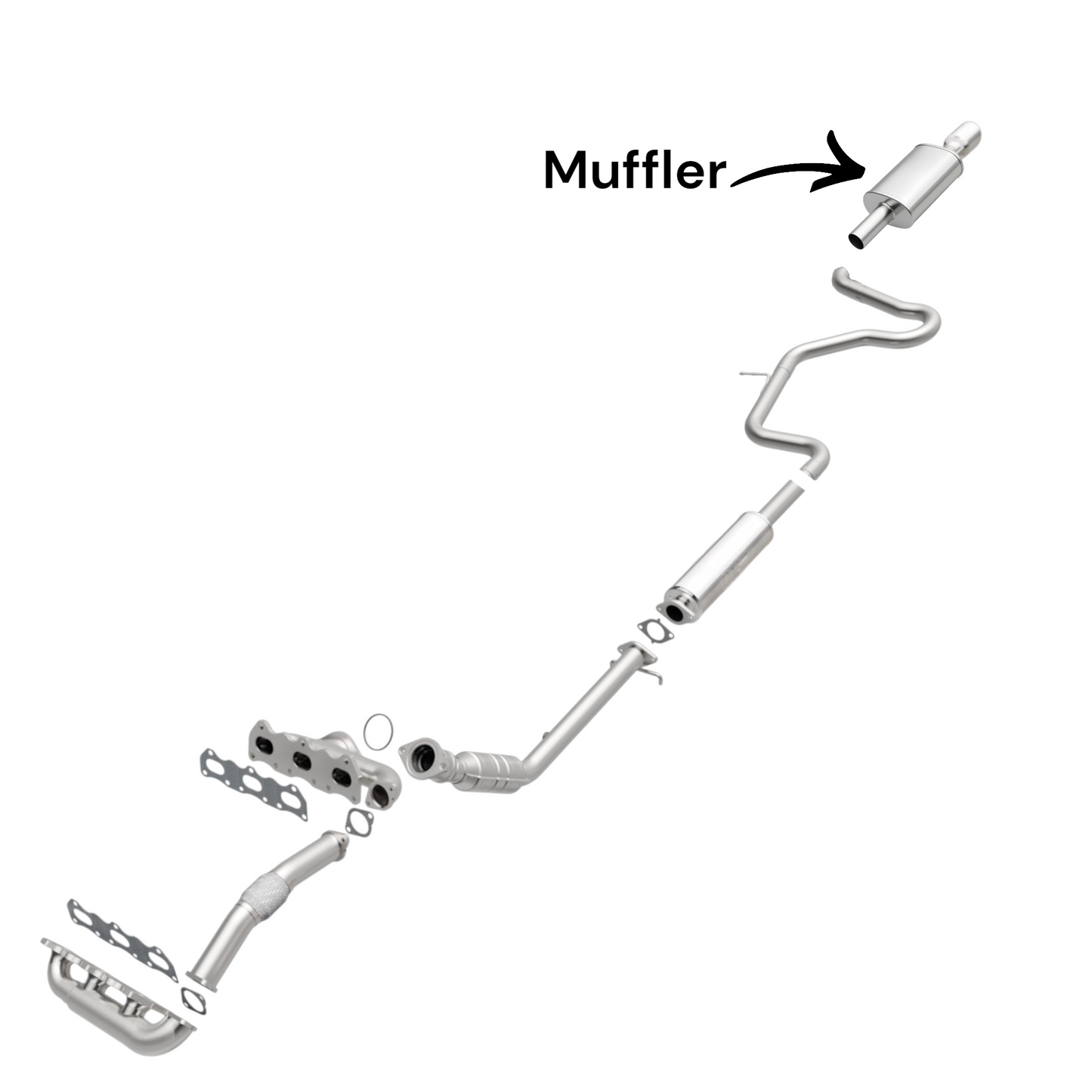 Chevrolet Monte Carlo 3.5L (2006-2007) Rear Muffler