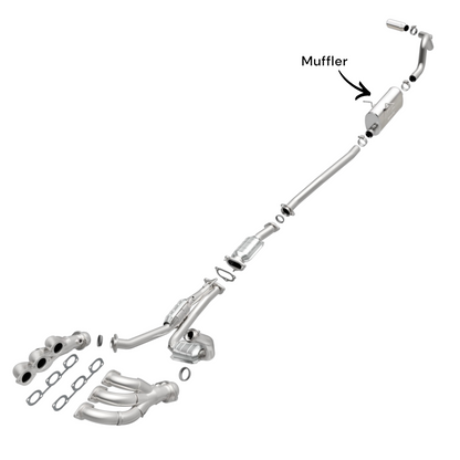 Mazda B3000 3.0L (111.6" Wheelbase) (2004-2007) Muffler