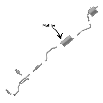 Saturn Outlook 3.6L (2007-2010) Muffler