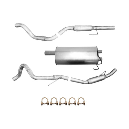 Ram 1500 5.7L (2011, 2018) Muffler with Right & Left Tail Pipes