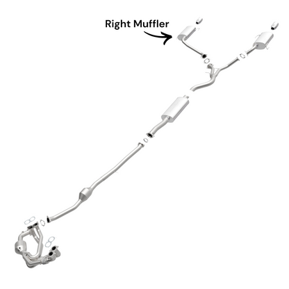 Subaru Impreza 2.5L (2008-2010) (DOHC) (Turbo) (Sedan) Right Muffler