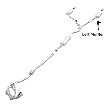 Subaru Impreza 2.5L (2008-2011) (SOHC) (Non-Turbo) (Sedan) Left Muffler