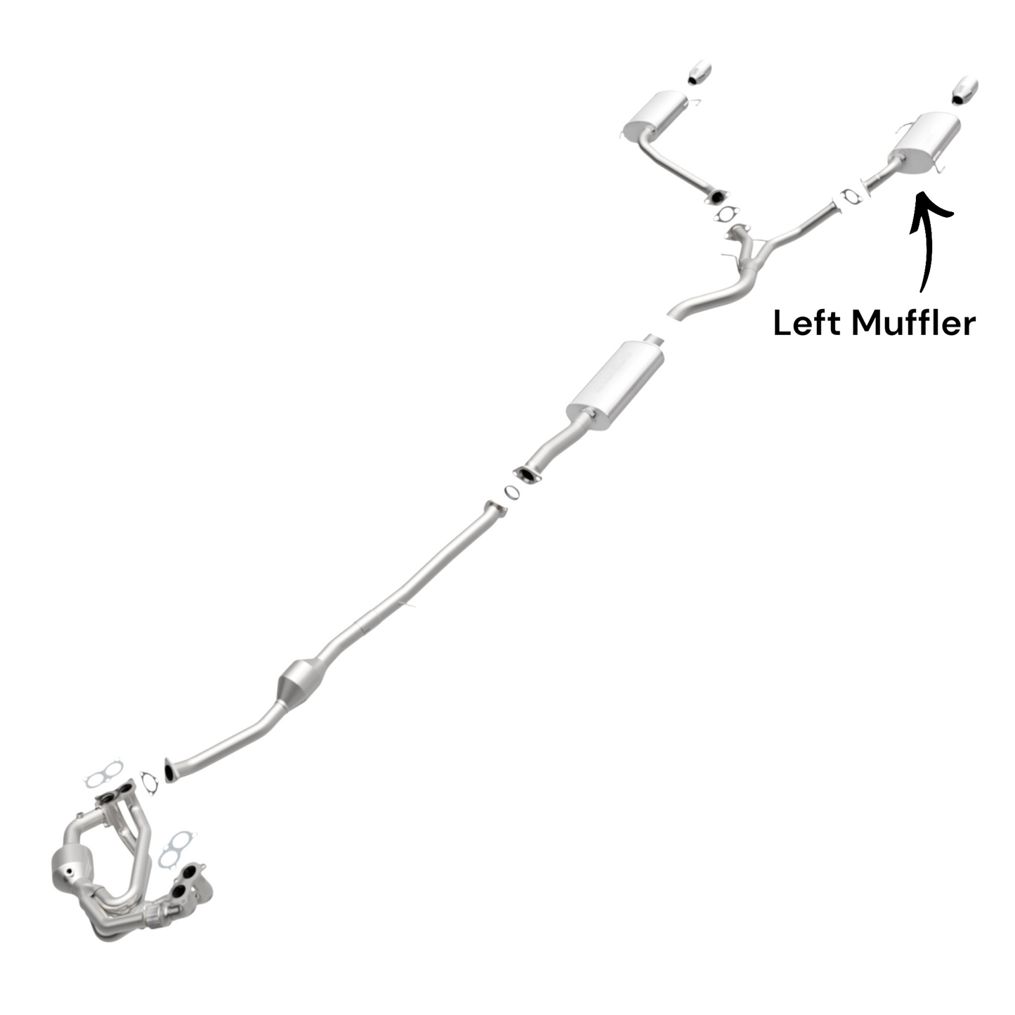 Subaru Forester 2.0L (2014-2018) (Turbo) Left Side Muffler