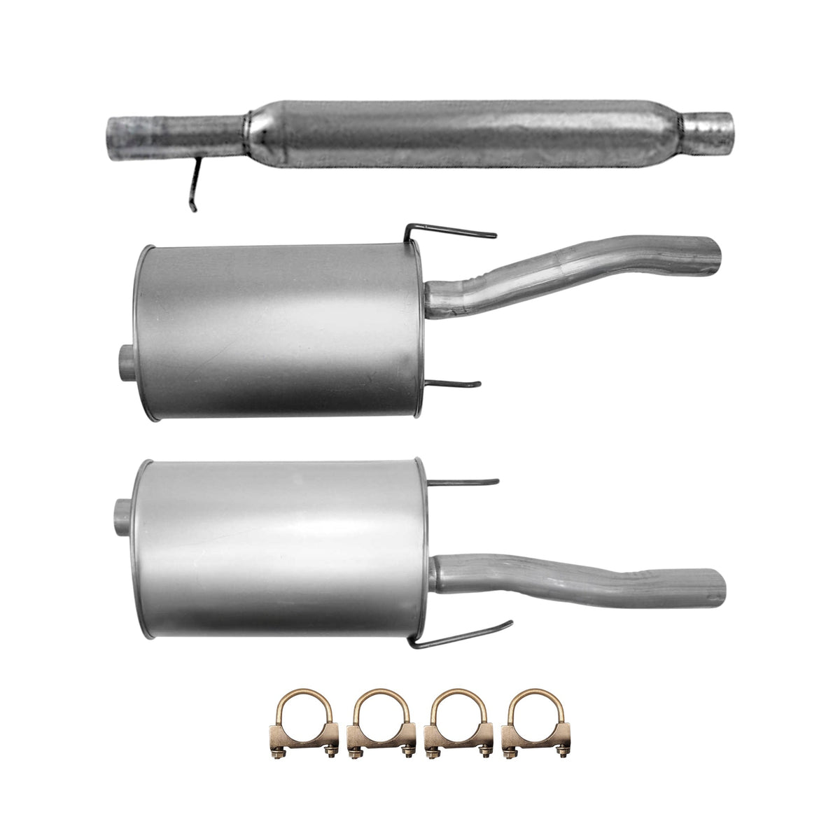 Chevrolet Impala 3.6L (2012, 2013) (Except: PZEV) Resonator, Right & Left Side Mufflers