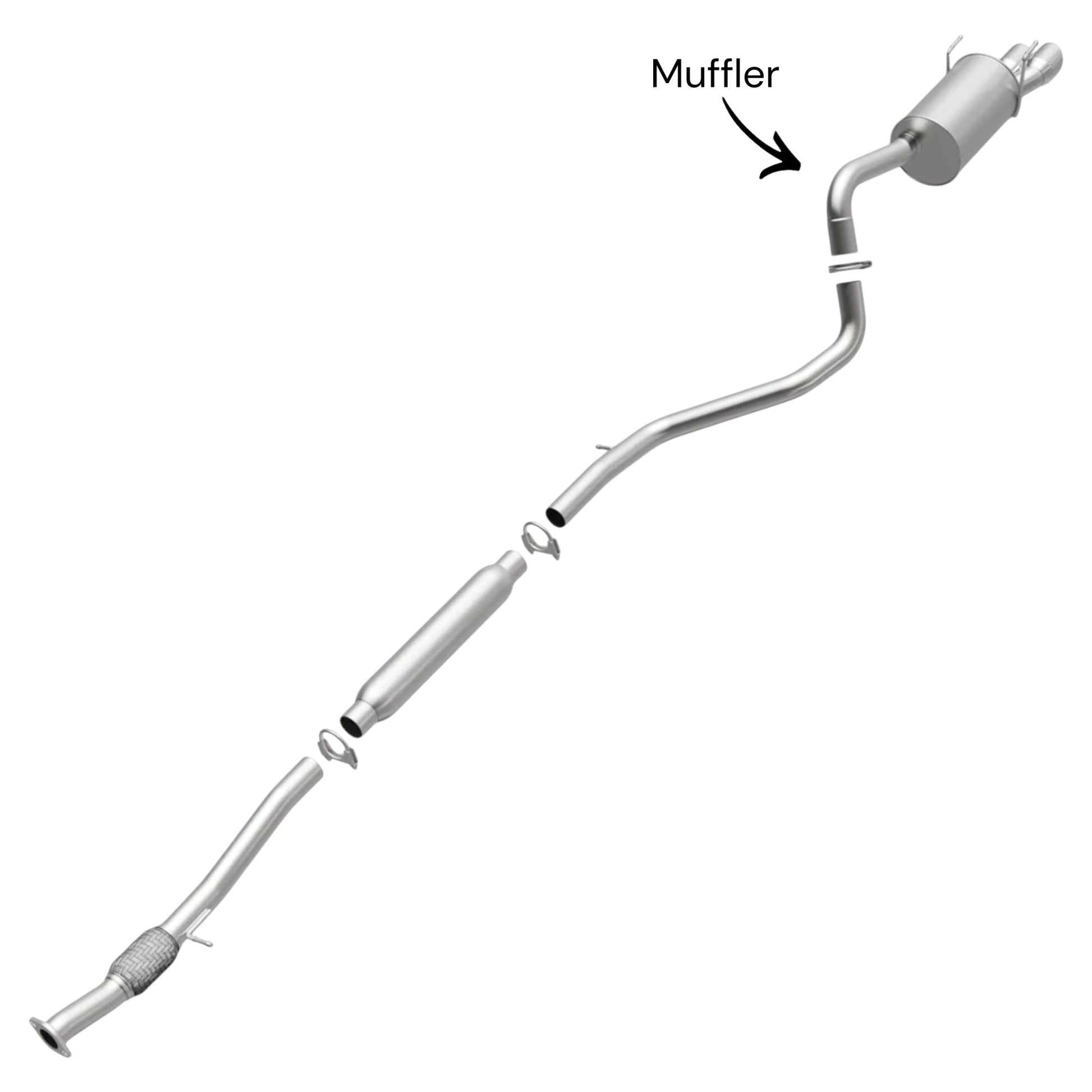 Fiat 500 1.4L (2012-2017) Muffler