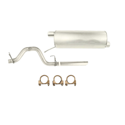 Ford F-350 Super Duty 6.2L (2011-2016) (Crew Cab Pickup With Short Bed) Rear Muffler With Tail Pipe 