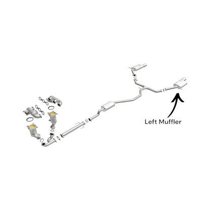 Mazda CX-9 3.5L 2007 Left-Side Muffler