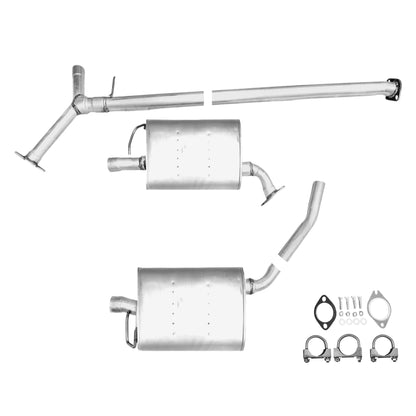 Hyundai Sonata 2.4L (2011-2014) (Non-Hybrid) Left & Right Side Muffler with Y-Pipe