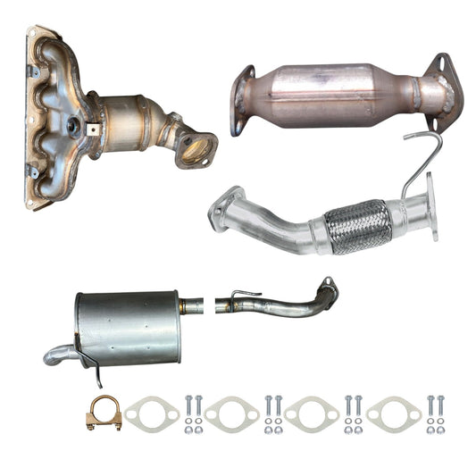 Hyundai Elantra GT 1.8L (2013) (California Emission) Manifold Converter, Catalytic Converter, Flex Pipe And Muffler