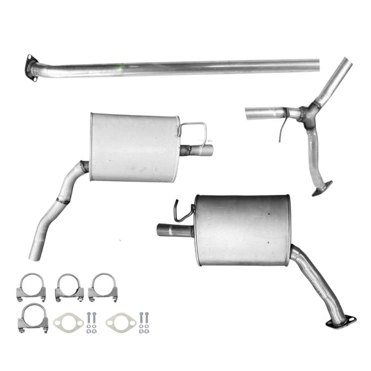 Kia Optima 2.4L (2011-2013) (Only Korean Built) Both side Mufflers with Y-Pipe
