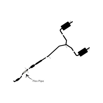 Ford Explorer 2.3L (2016-2019) Front Flex Pipe (Turbo)