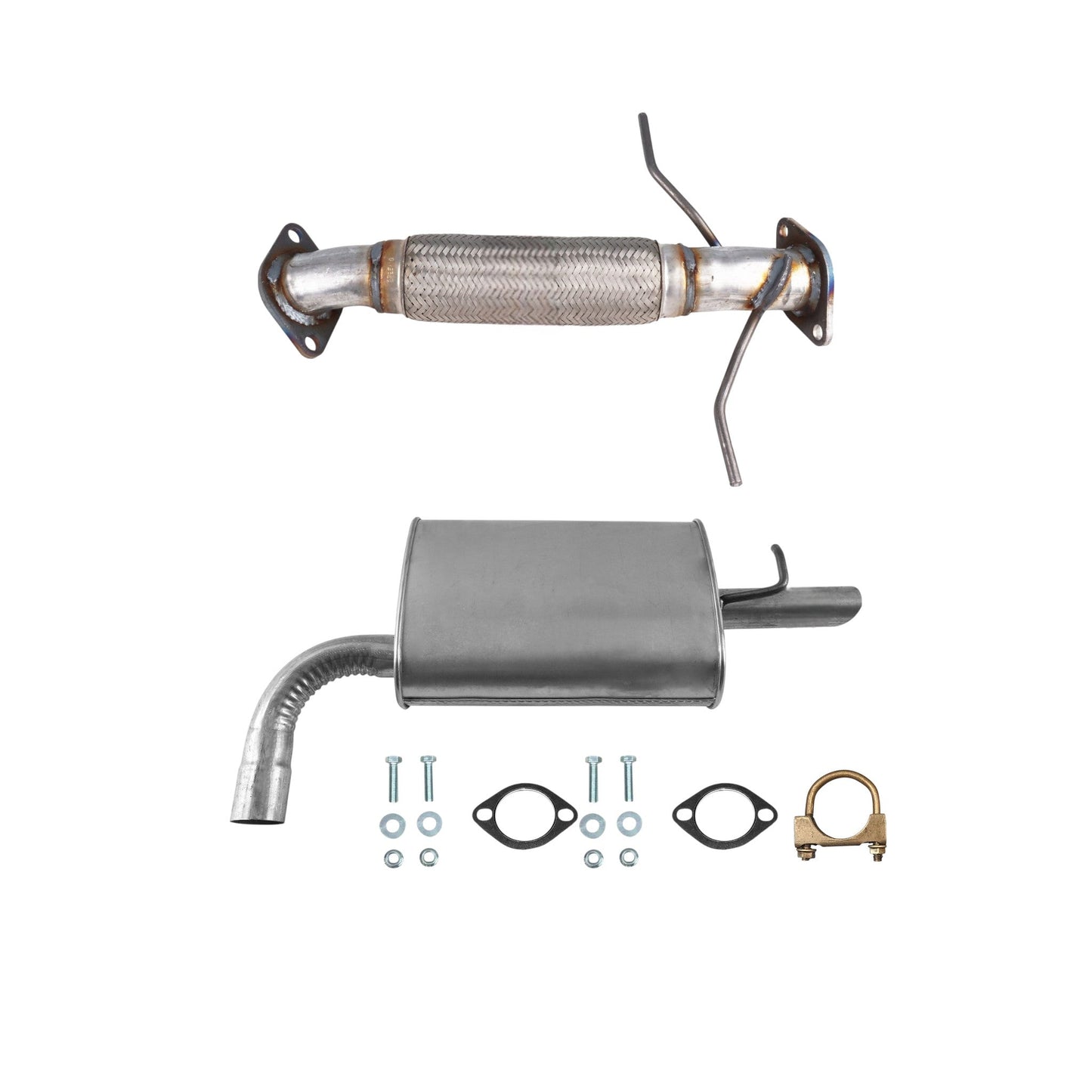 Ford Explorer 2.3L 2016-2019 Turbo Flex Pipe and Right Side Muffler