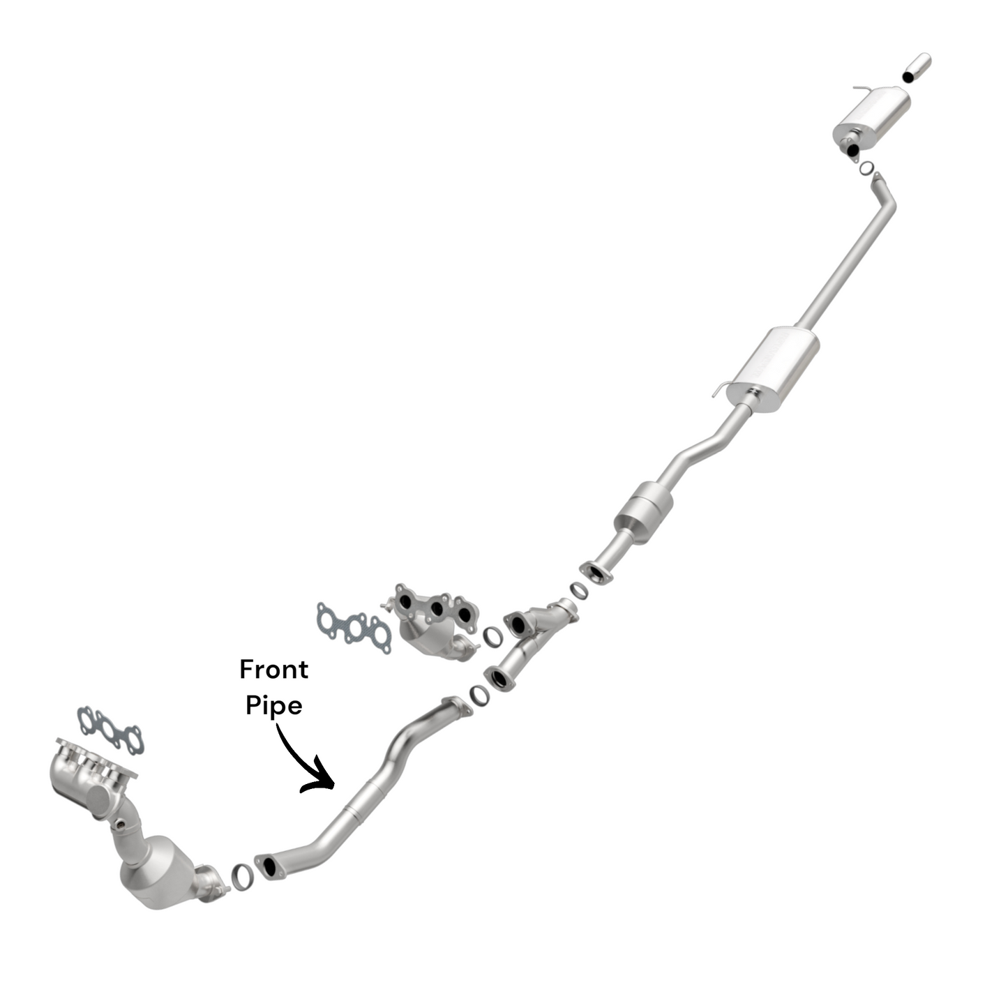 Toyota Highlander 3.3L (2006-2007) (Full Hybrid) Front Pipe