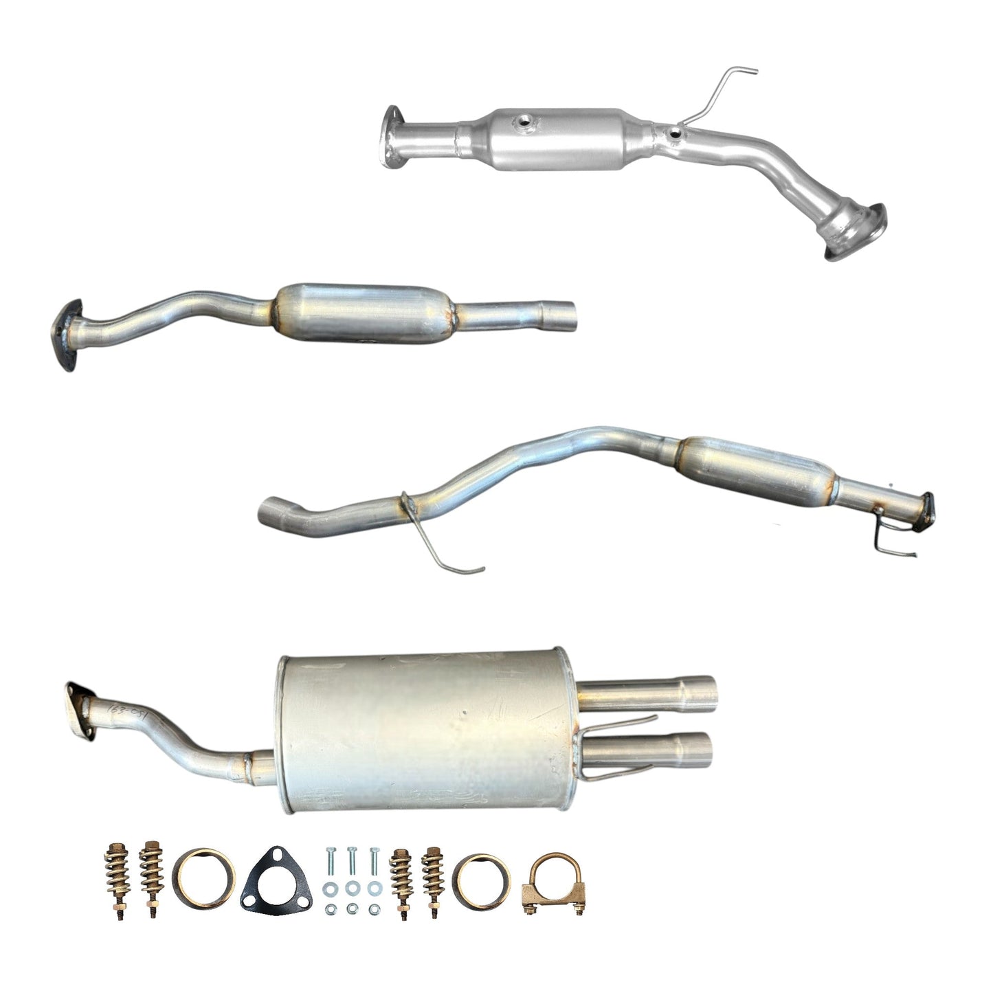 Acura CSX 2.0L (2006-2011) Catalytic Converter, Front Resonator, Rear Resonator and Muffler