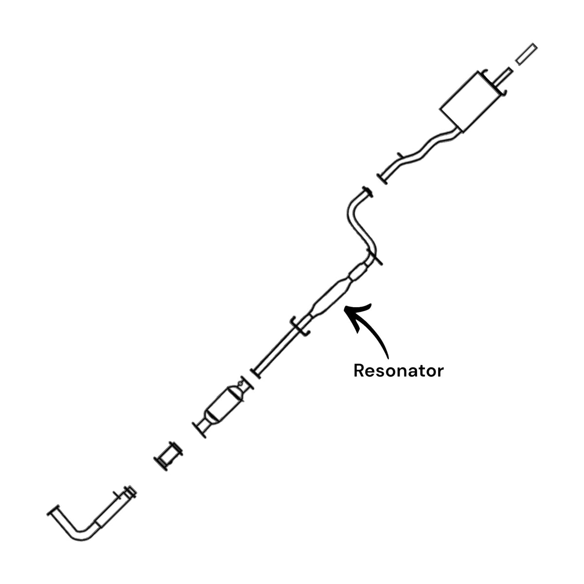 Acura CL 2.3L (1998, 1999) Resonator