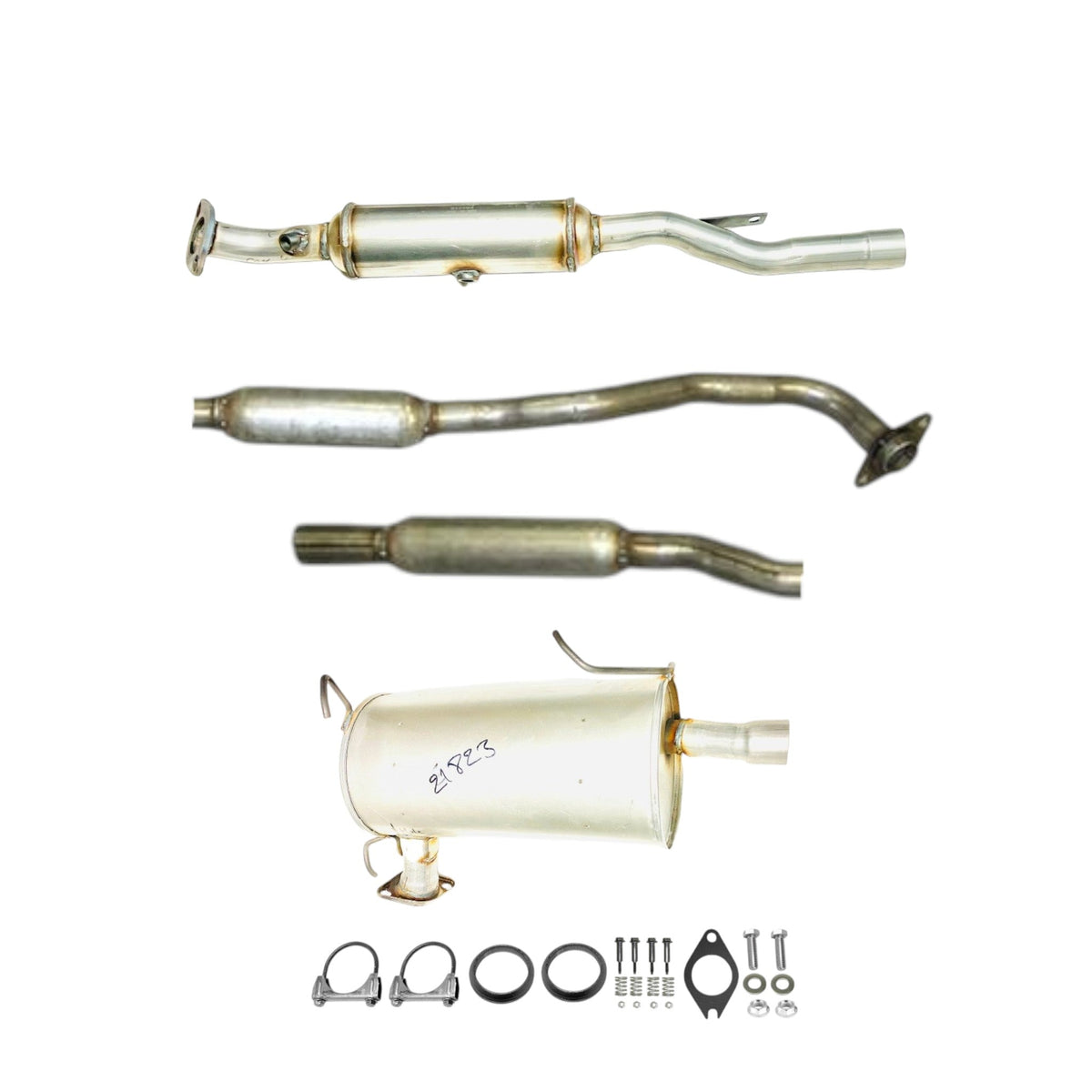 Mitsubishi Outlander (2008-2010) 2.4L (AWD) Converter, Resonator & Muffler