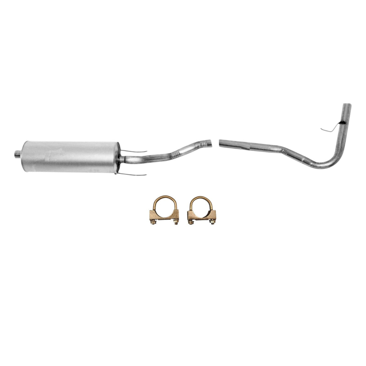 Toyota Tacoma 2.4L (1998-2000) (Federal Emissions System) Muffler with Tail Pipe 