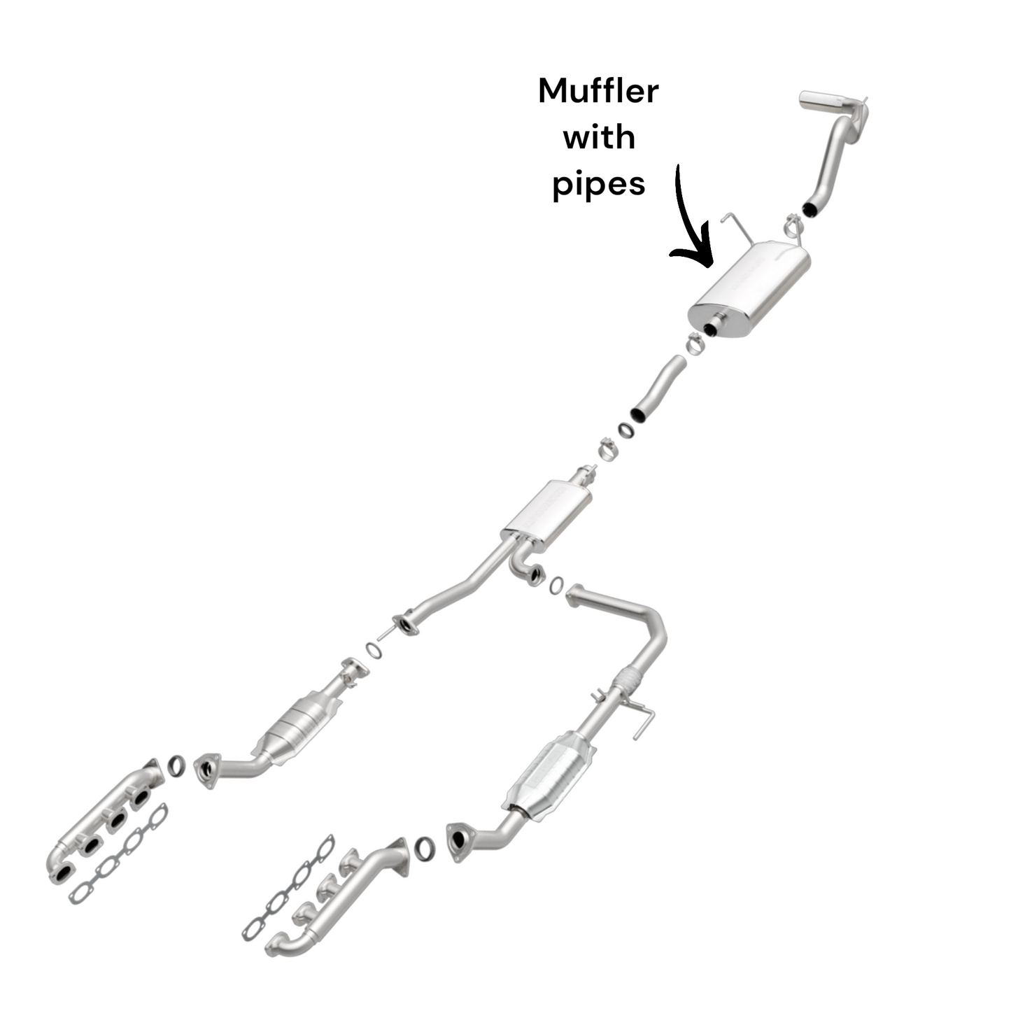 Toyota Tundra 4.7L (2000-2006) Muffler Assembly