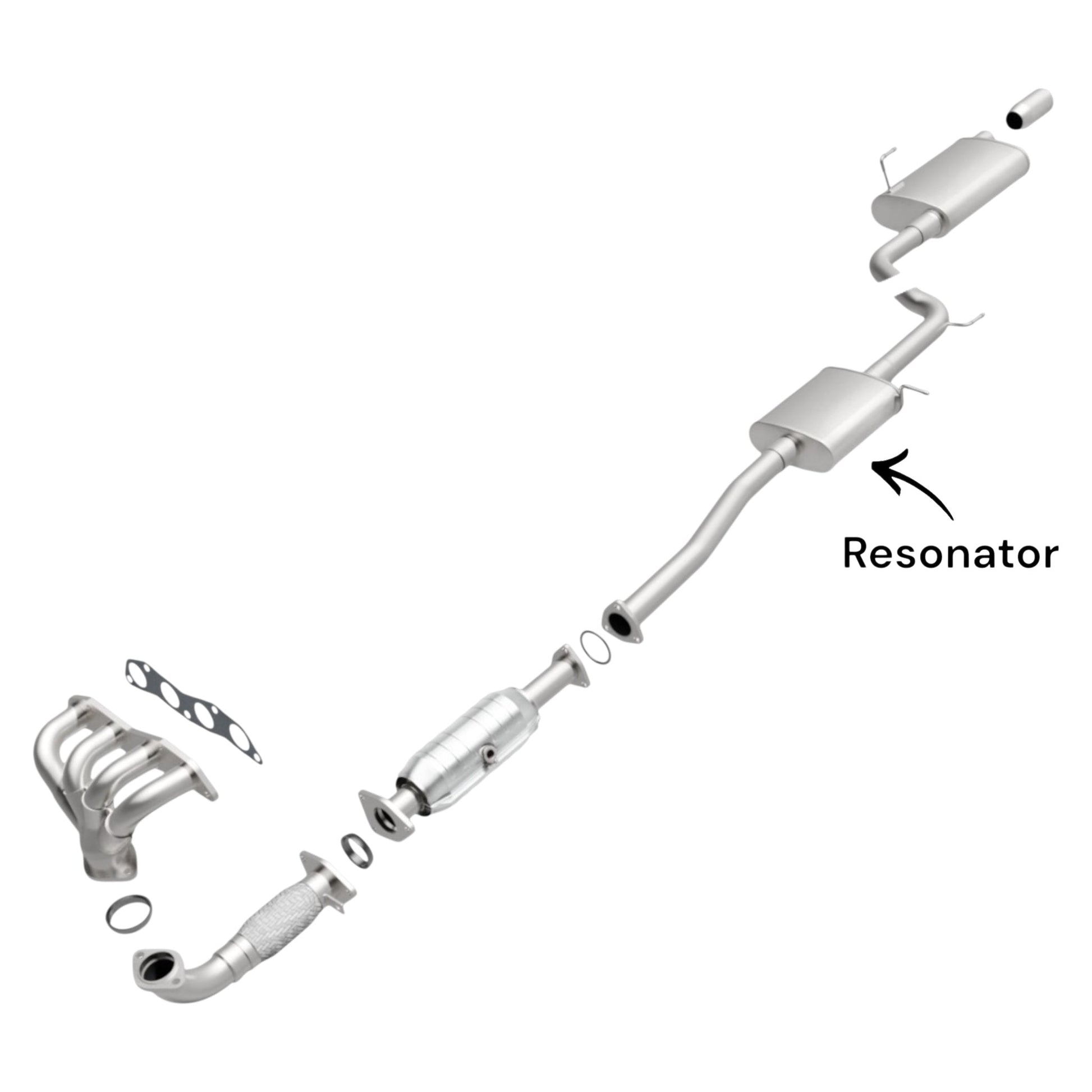Honda Accord 2.4L (2003-2007) Resonator With Pipe