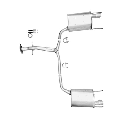Silencieux en Y gauche et droit pour Lexus IS350 3.5L (2006-2013) (RWD)