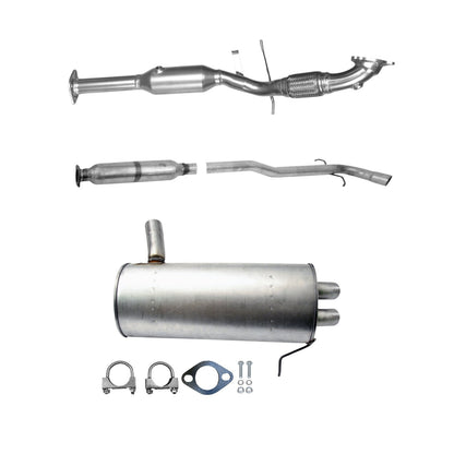 Volvo XC90 2.5L (2003-2006) (FWD) ( Turbo) Flex pipe with Converter, Resonator and Muffler
