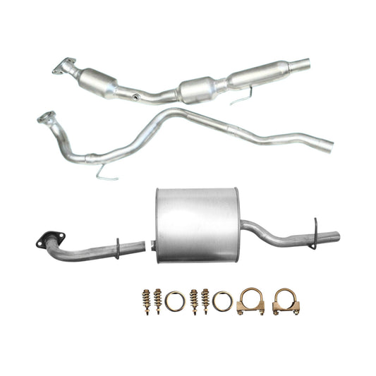 Toyota Yaris 1.5L (2007-2011) (Sedan) Catalytic Converter with Resonator and Pipe and Muffler