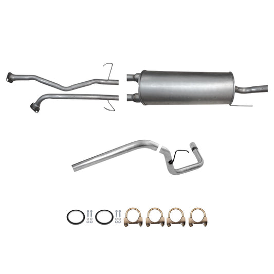 Toyota Tundra 4.7L (2007-2009) (145.7" Wheelbase) Muffler & Tail Pipe