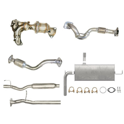 Nissan Rouge 2.5L (2008-2010) Complete Exhaust System (AWD)