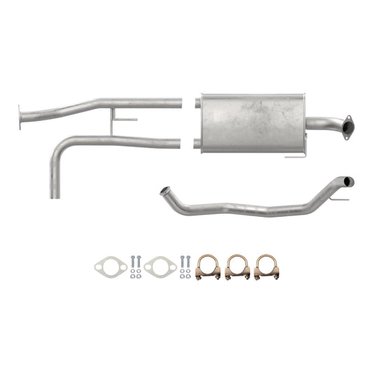 Nissan Titan 5.6L (2007-2015) (139.8" Wheelbase) Muffler With Axel Pipes & Tail Pipe