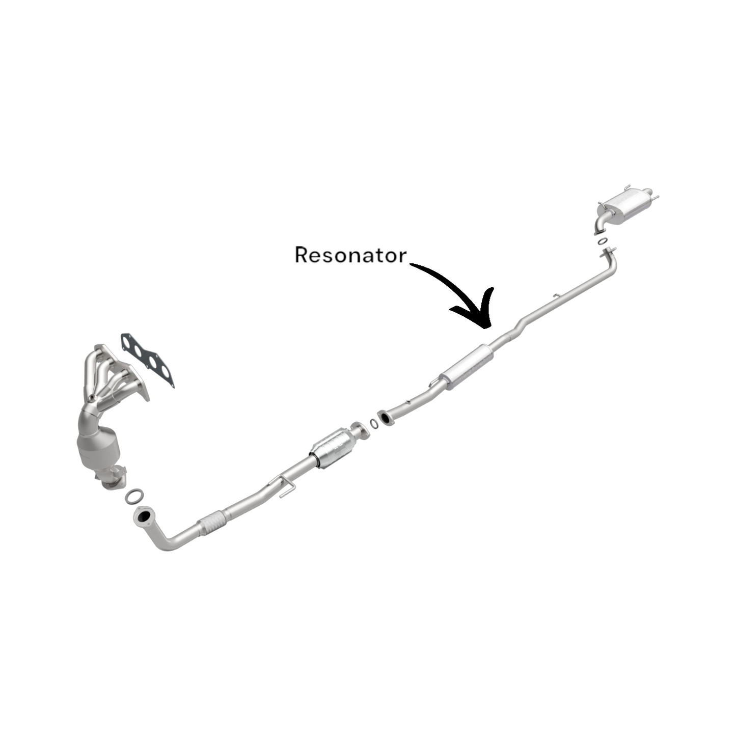 Toyota Camry 2.5L (2010-2011) Middle Resonator